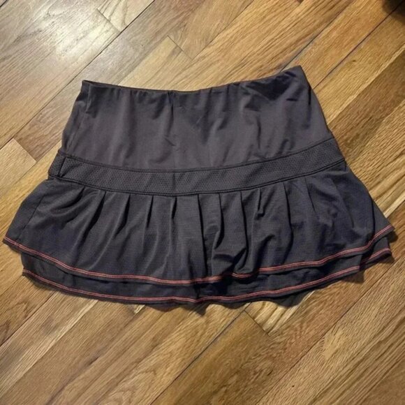 Lucky in Love Women's Skort Tennis Brown Size L - Picture 2 of 5